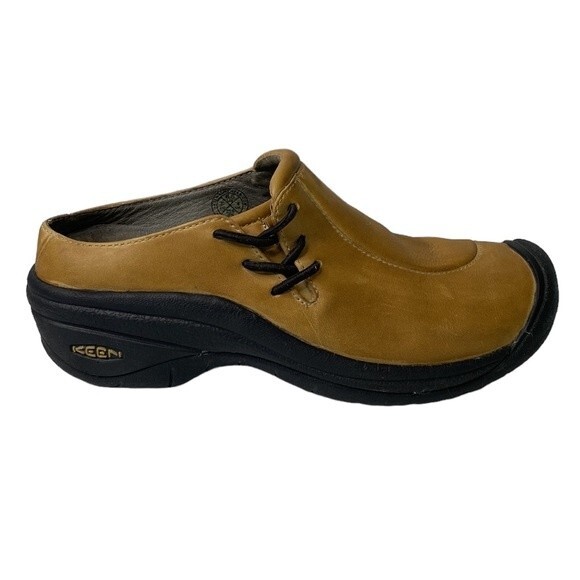 Keen Leather Kaci Slip-On Slide Winter Clogs Shoe Camping Outdoor All-Season - Picture 3 of 15